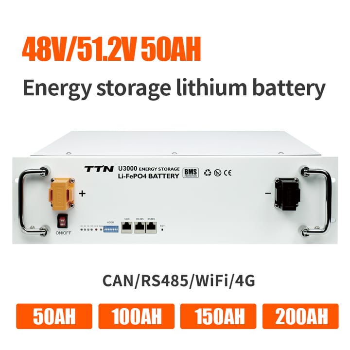 LiFePO4 Battery Pack For 5KW 10KW Inverter Power System
