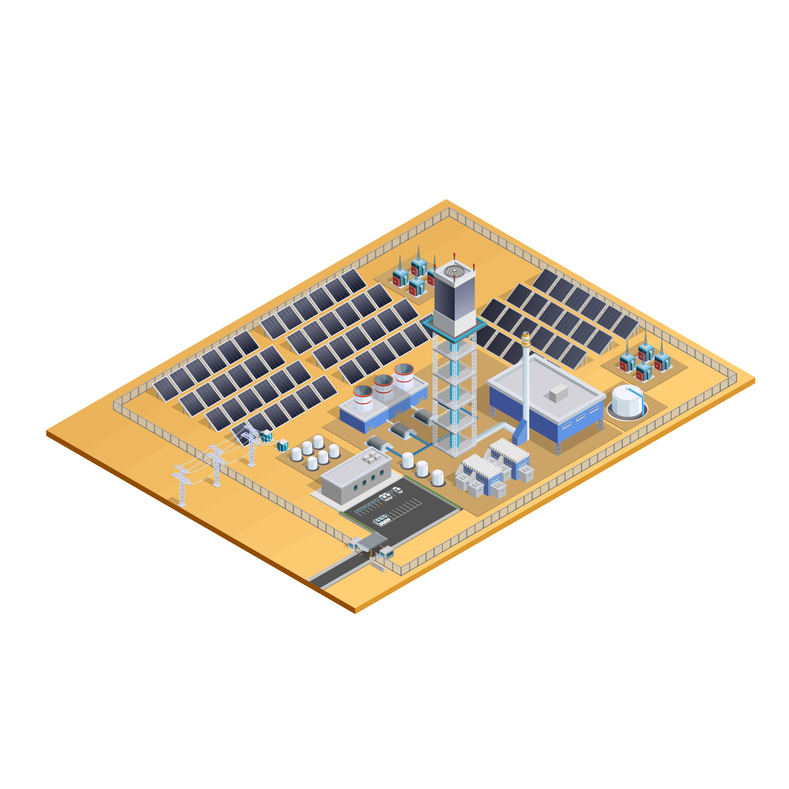 concentrated solar power efficiency