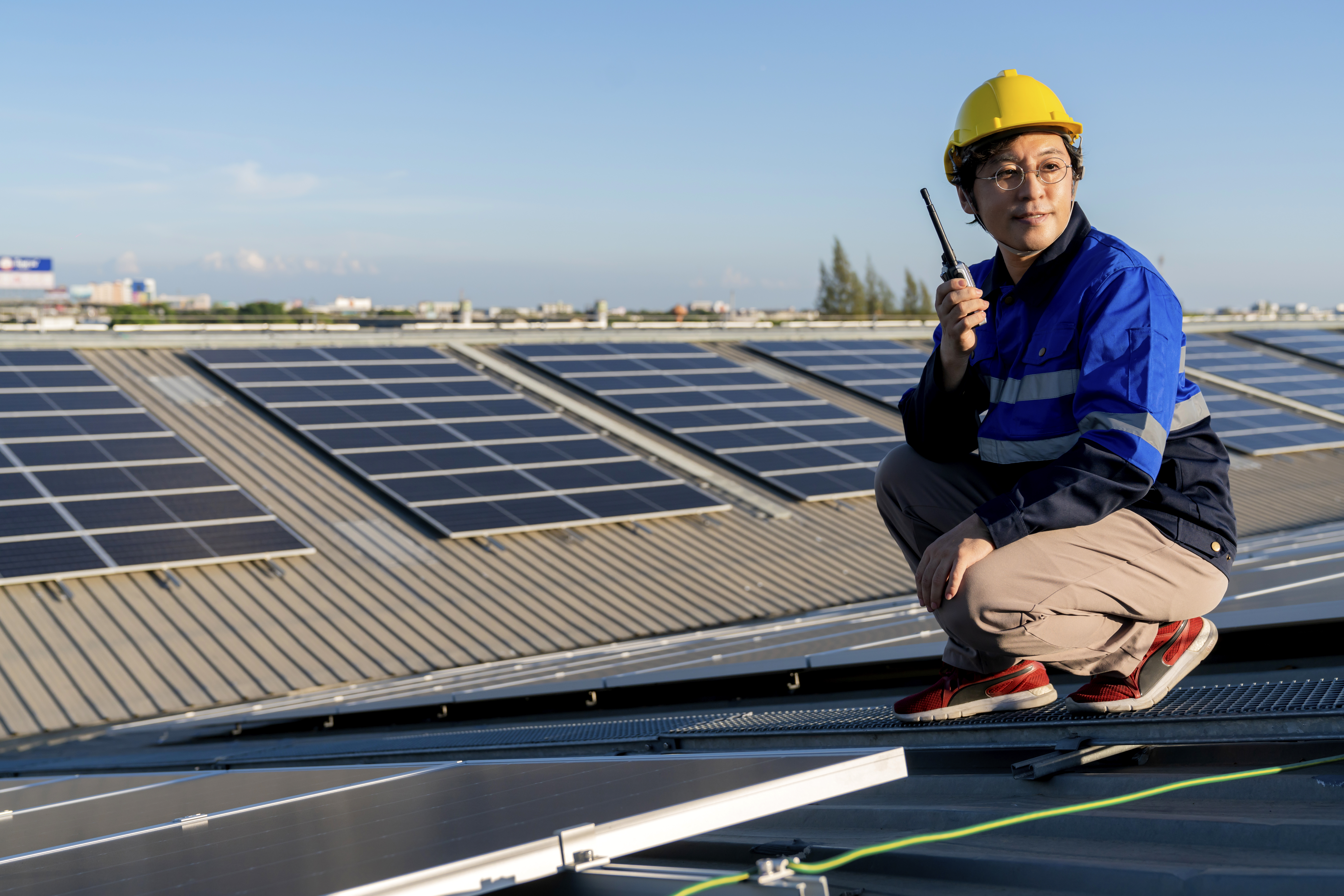 commercial solar panel installation